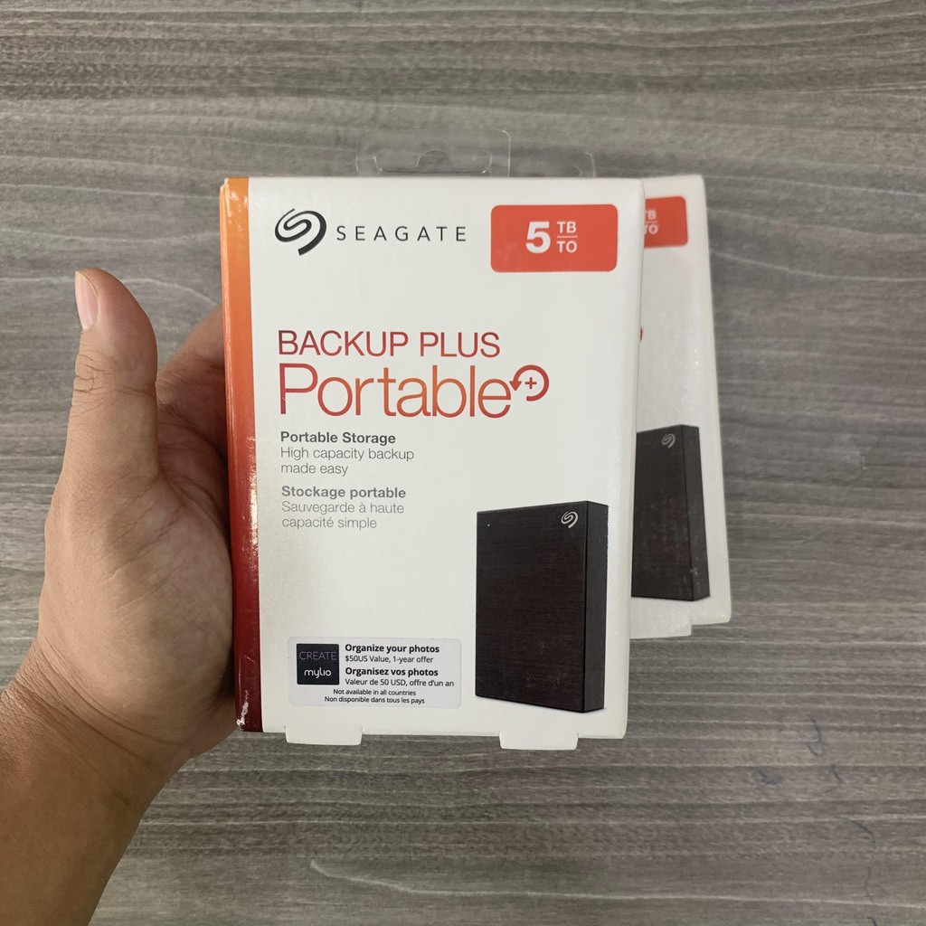 Ổ cứng di động Seagate Backup Plus Portable HDD 5TB