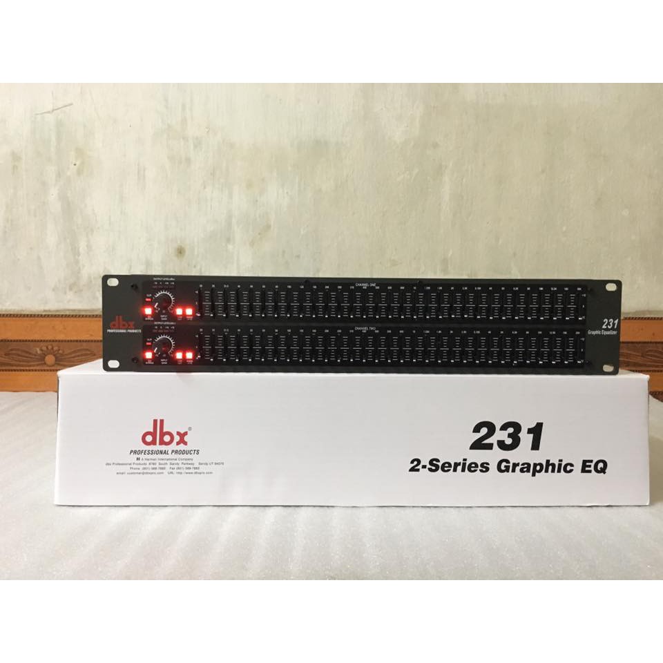 Lọc xì equalizer dbx 231 - lọc âm karaoke + TẶNG DÂY CANON CAO CẤP
