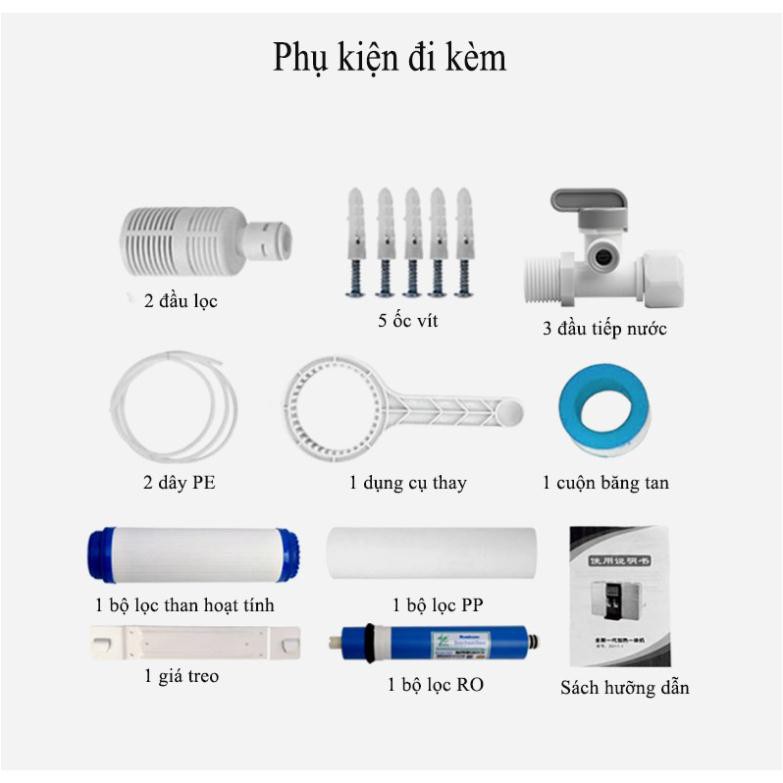 [HÀNG CHÍNH HÃNG] Máy lọc nước kết hợp đun nước RO Máy lọc nước thẩm thấu ngược Lọc nước tinh khiết cấp nước nóng lạnh