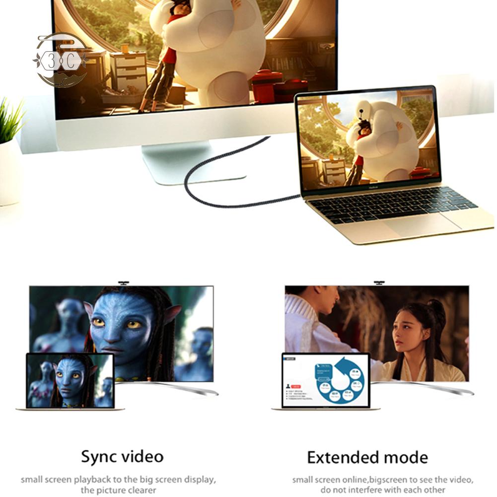Cáp Chuyển Đổi Usbc Para Mini 6ft Thunderbolt 3 Para Cabo Dp 4k | BigBuy360 - bigbuy360.vn