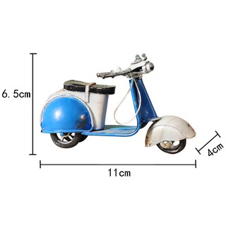 Mô hình xe máy bằng sắt dùng trang trí