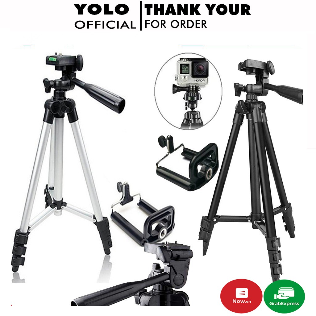 [Loại Xịn] Gậy Tripod 3120, 3110 - Gậy Live Stream - Gậy chụp hình tự sướng 3 Chân Đa Năng