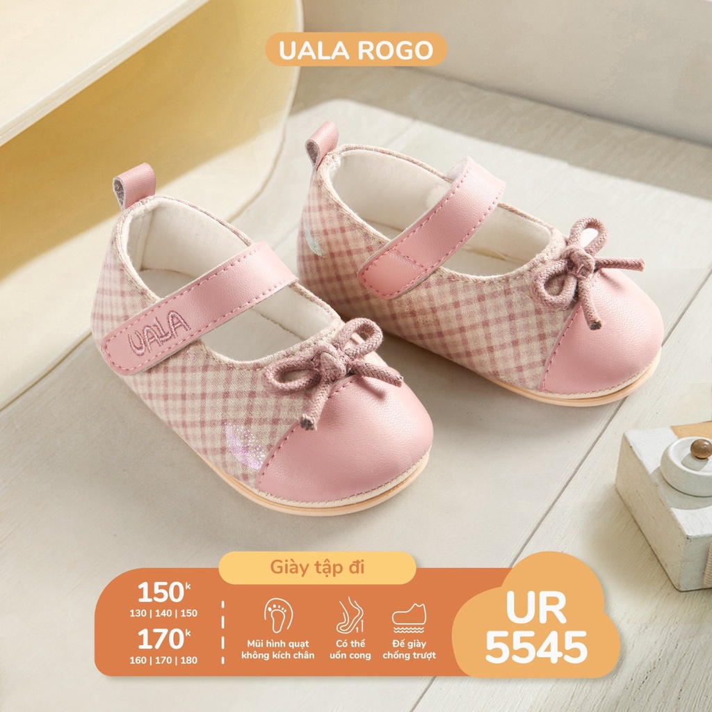 Giày Tập Đi UALAROGO, Hình Thù Ngộ Nghĩnh, Chống Trơn Trượt, An Toàn cho Bé Trai, Bé Gái