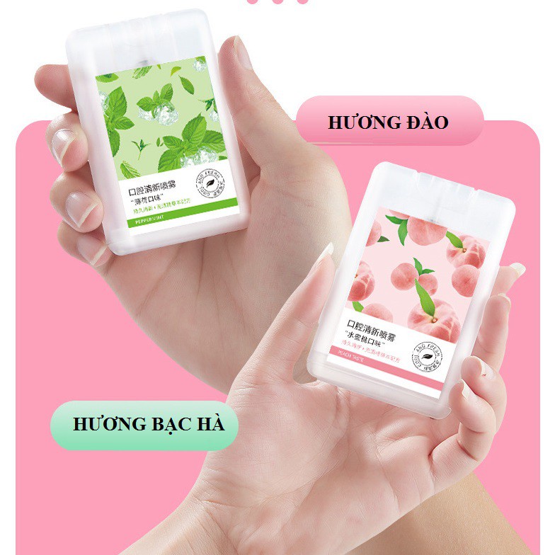 Xịt Thơm Miệng Heyxi Thơm Mát - hongdinh17