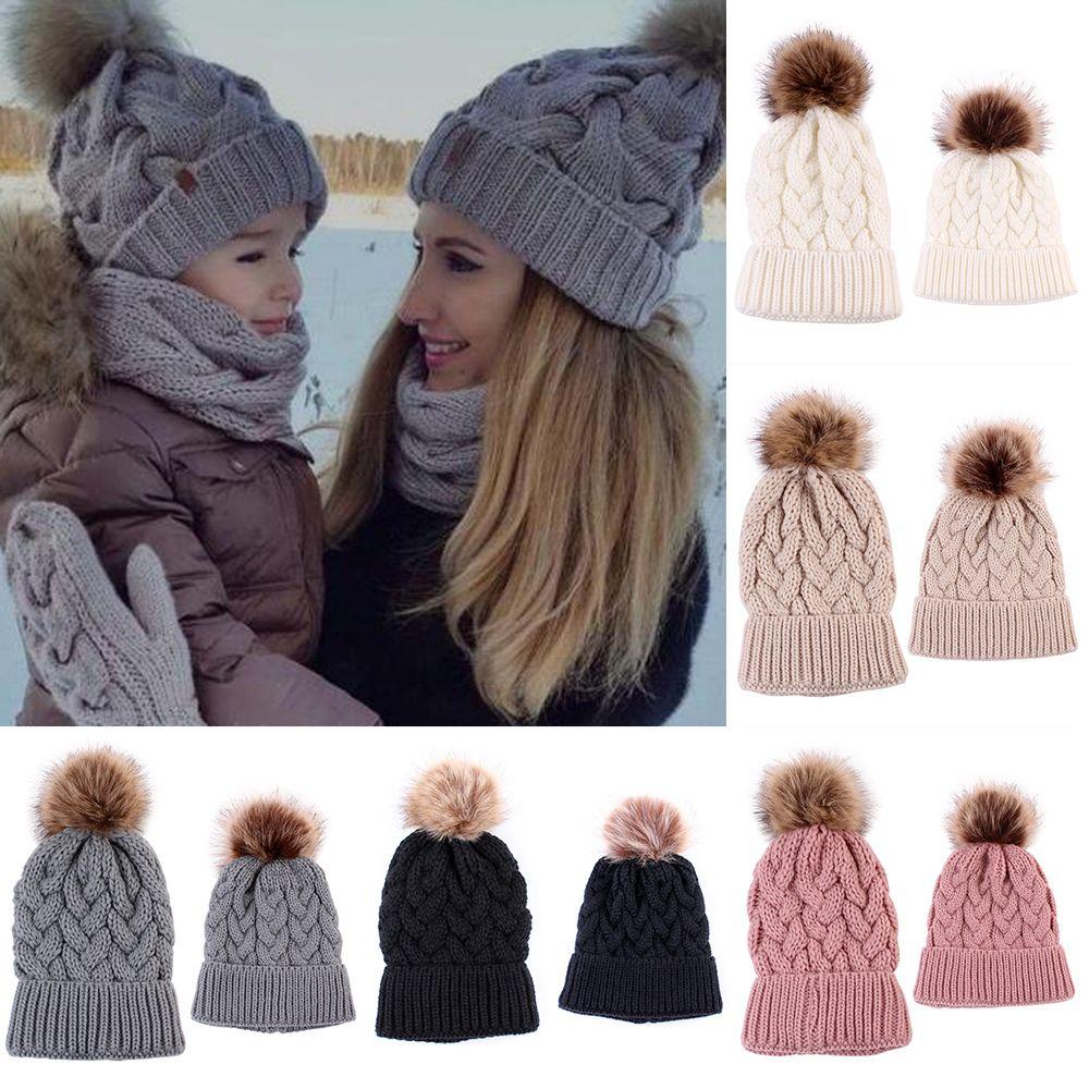 ME Mũ Len Beanie Giữ ẤM Cho NgườI LớN Và Trẻ Em