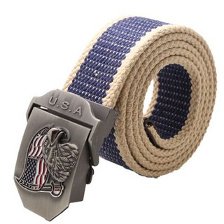 Dây nịt vải bố đại bàng cờ Mỹ USA thời trang chất chơi