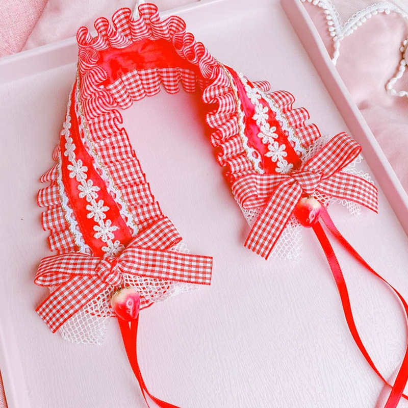 Băng Đô Ren Hoa Nhiều Màu Sắc Phong Cách Lolita