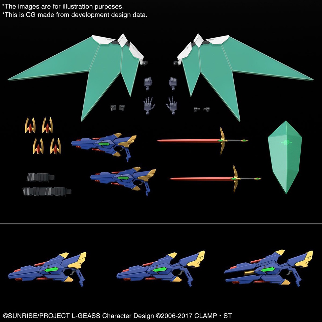 Mô Hình HG LANCELOT ALBION 1/35 SUPER ROBOT High Grade Bandai Đồ Chơi Lắp Ráp Anime Nhật