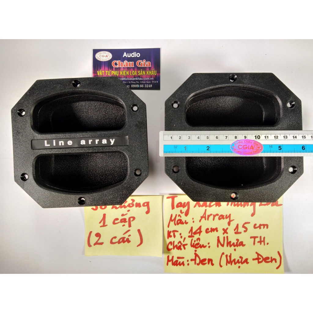 Tay xách thùng loa array bằng nhựa 2 cái Audio Châu Gia