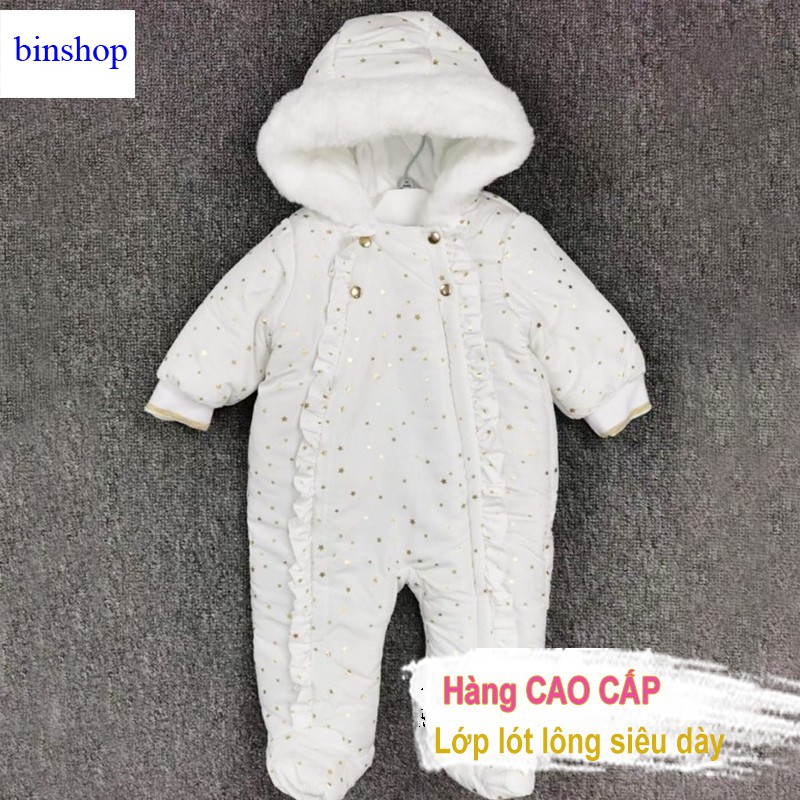 Ủ body áo phao cho Bé Trai Bé Gái nỉ bông CAO CẤP size bé sơ sinh đến 24 tháng tuổi