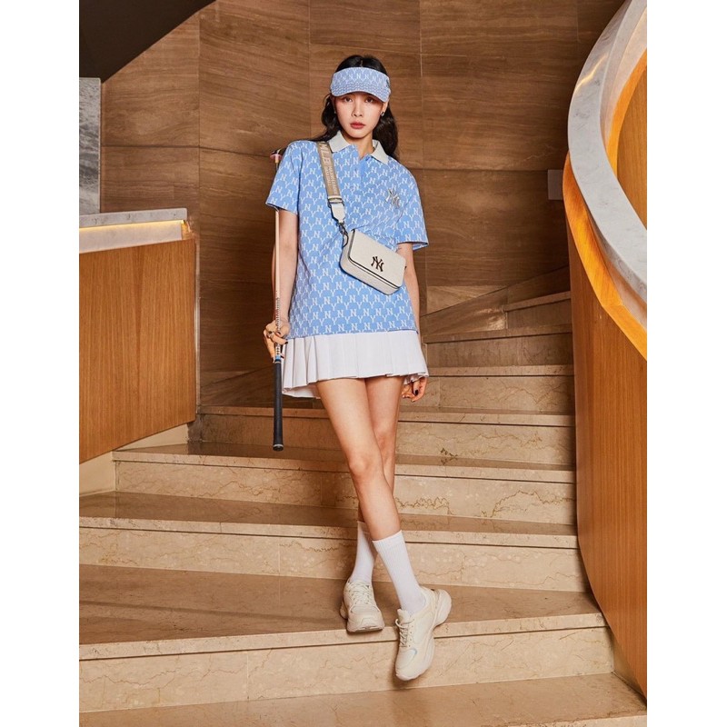 (HÀNG XUẤT XỊN) Áo Polo M//L//B Monogram 2 màu, Size S M L, Full tag code