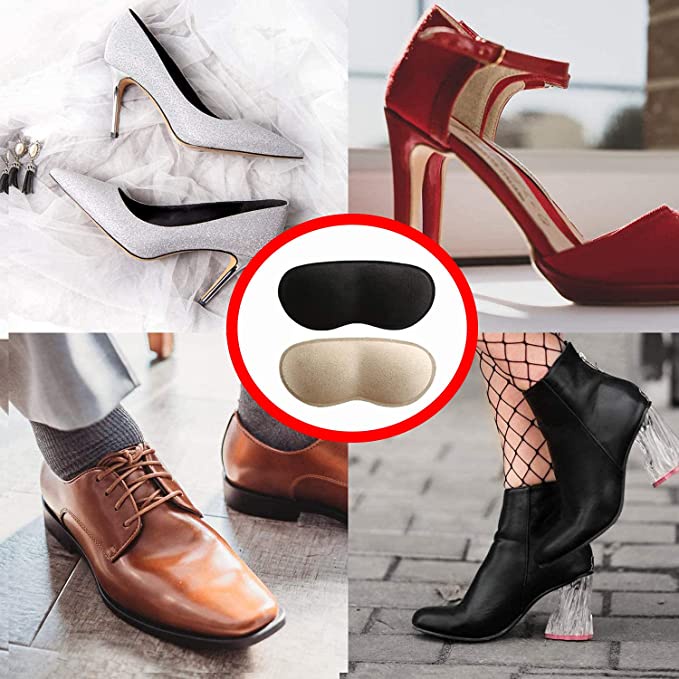 Miếng Dán Gót Giày Cao Gót / Miếng Dán Giày Bằng Xốp Mềm Vô Hình Chống Trượt Thoáng Khí Giảm Đau