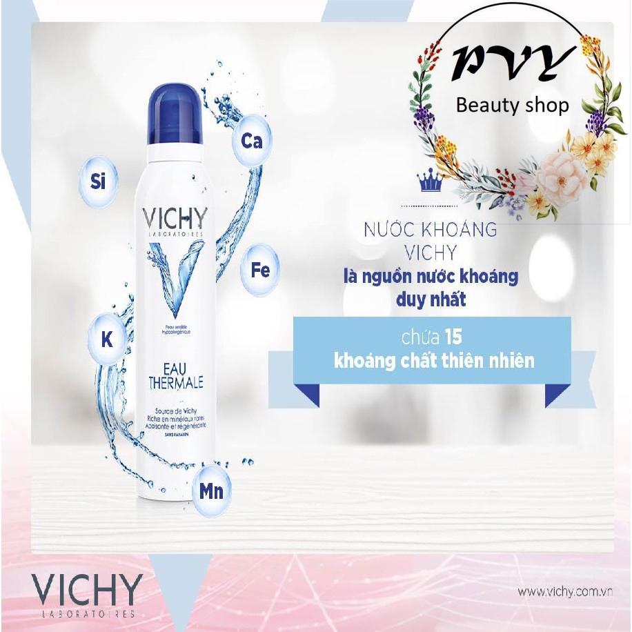 Nước Xịt Khoáng Dưỡng Da Vichy Purete Thermale Therma Spa Water 50ml -150ml - 300 ml. #Pvy Beauty