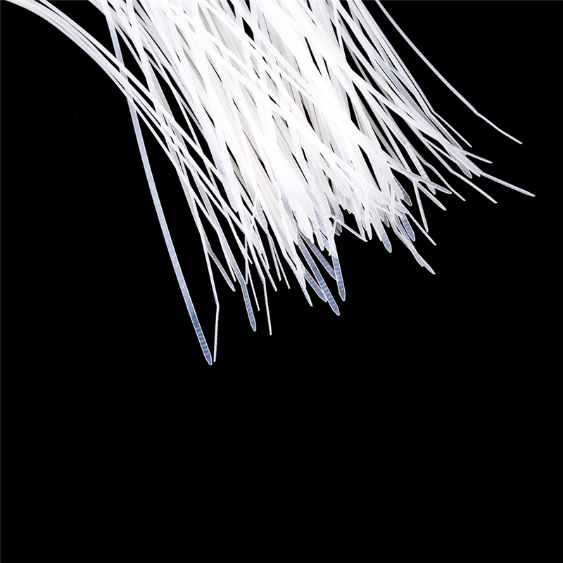 Set 100 dây rút nhựa màu trắng/ đen