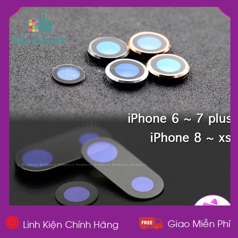 kính Camera Glass Lens thay thế cho iPhone 6 s Plus 7 8 Xs max XR