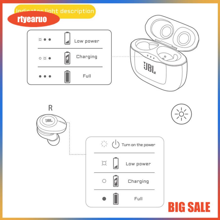 Tai nghe JBL T120 Stereo Sound Earphone Tai nghe âm trầm không dây