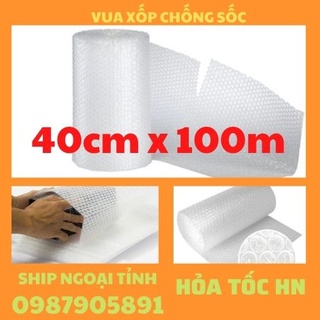 Cuộn xốp khí 40cm x 100m,bọc chống sốc,xốp nổ,xốp hơi,xốp khí,xốp bong bóng,bọc hàng,gói hàng chống sốc