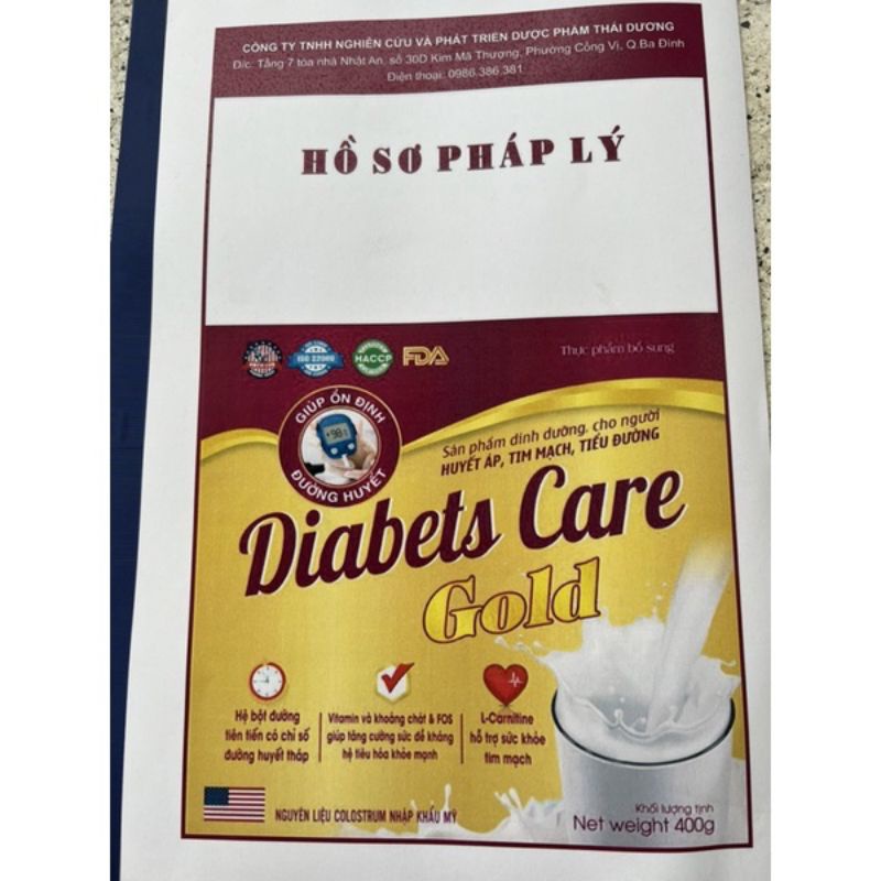 :SỮA DIABETS CARE GOLD 900GR Sản Phẩm Dinh Dưỡng Cho Người Huyết Áp Tim Mạch Tiểu Đường.
