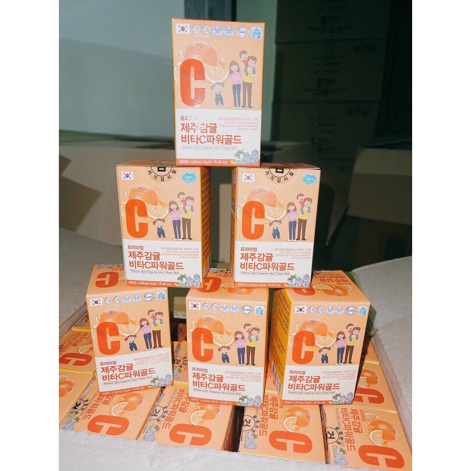 Vitamin C Jeju Hàn Quốc Hộp 500g CHÍNH HÃNG