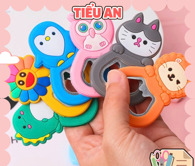 Móc Mở Nắp Chai/ Khui Nước Hình Thú (Có thể làm vật trang trí)