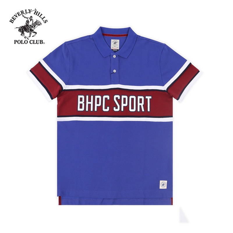 Beverly Hills Polo Club - Áo polo Ngắn tay Nam Regularfit Xanh BLU- BHPC PMRSS20TL098