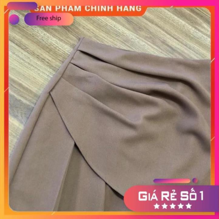 [FREESHIP]  CHÂN VÁY XẾP LY ☘️ chất umi vạt chéo ☘️ thời trang công sở | BigBuy360 - bigbuy360.vn