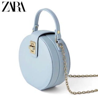 Túi zara hộp tròn da mềm hàng xuất