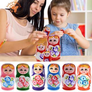 5 Mô hình búp bê Matryoshka bằng gỗ siêu đáng yêu cho bé chơi