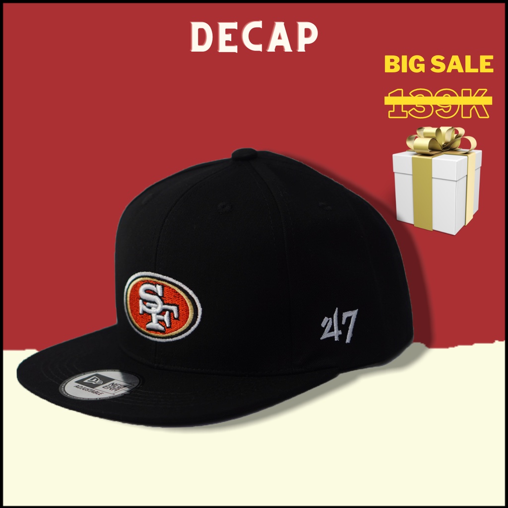 Nón mũ kết lưỡi trai thời trang phom đẹp nam nữ unisex ulzzang chất vải kaki snapback hiphop kiểu logo SF |DECAP SHOP