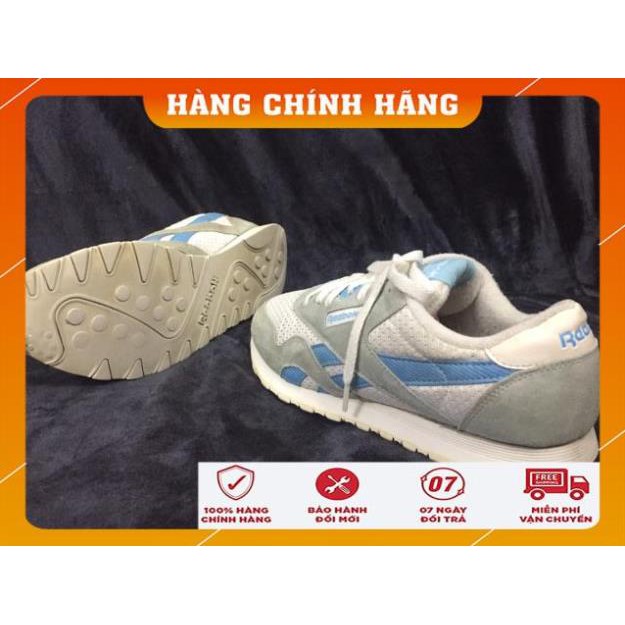 Giày 2handReal Reebok classic leather nylon size 40.5 :