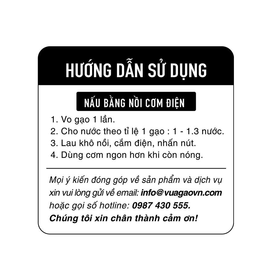 [MUA 3 TẶNG 25K] Gạo Thơm Từ Tâm Túi 5kg – Chính Hãng Vua Gạo – Cơm Mềm, Dẻo Vừa (Cam kết date mới)