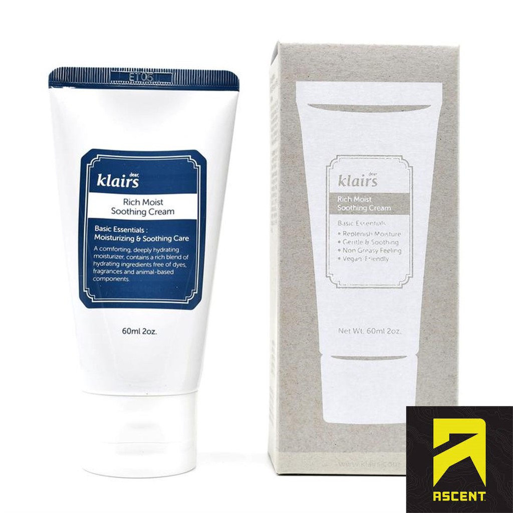 NHÀ PHÂN PHỐI Kem Dưỡng Ẩm Klairs Rich Moist Soothing Cream