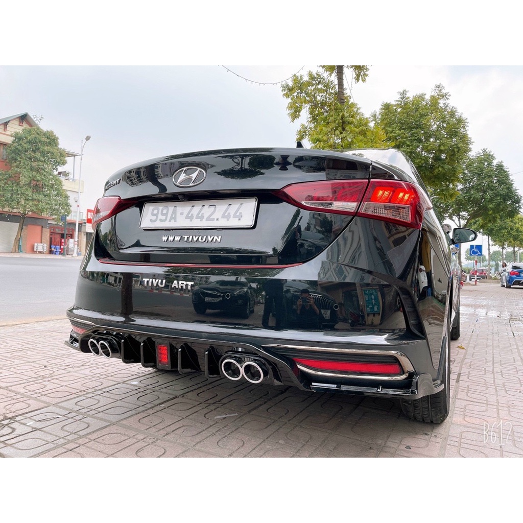 Lippo, Líp pô xe Hyundai Accent 2021, 2022, 2023 mẫu mới thể thao có đèn