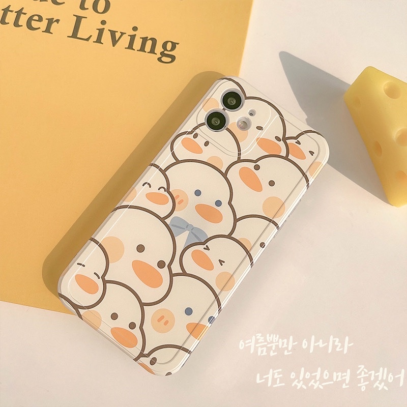 (SIÊU RẺ) Ốp lưng iphone Nhiều vịt tròn đáng yêu 7plus/8/8plus/x/xr/xs/11/12/13/pro/max/plus/promax