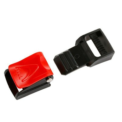 Chốt khóa cài mũ bảo hiểm các mũ 1/2 và 3/4 - Chốt khóa đỏ Pull