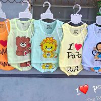 Set 5 bộ ba lỗ chip hàng đẹp cho bé