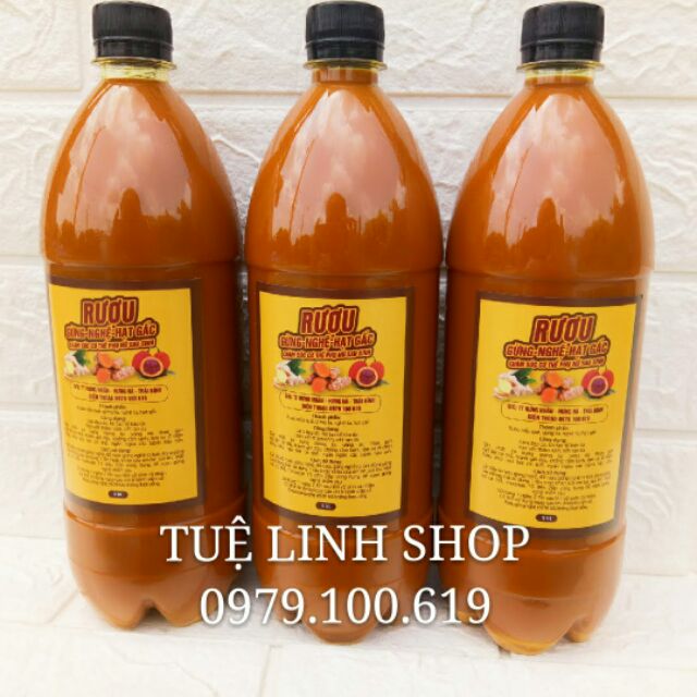 3 chai cốt gừng nghệ hạt gấc hạ thổ 100 ngày( tặng 1 hũ muối thảo dược ngâm chân 500g)
