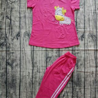 Bộ cotton lửng mặc nhà
