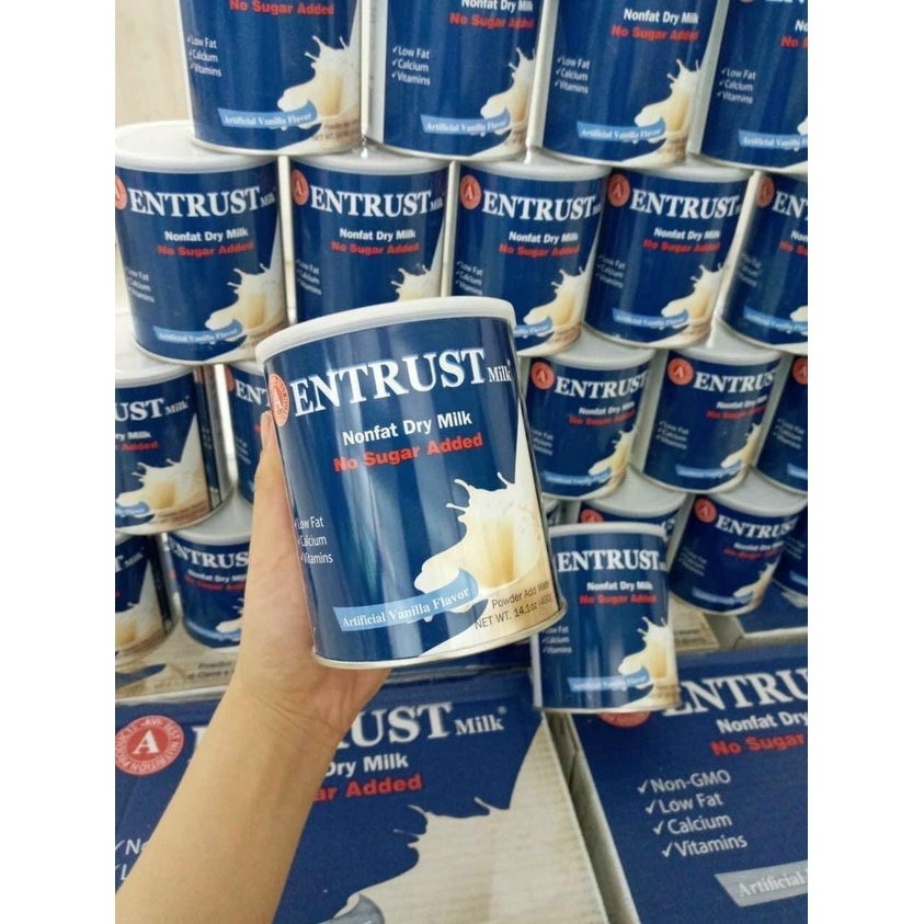 Sữa Entrust dành cho người tiểu đường Entrust Milk 400g date 2025