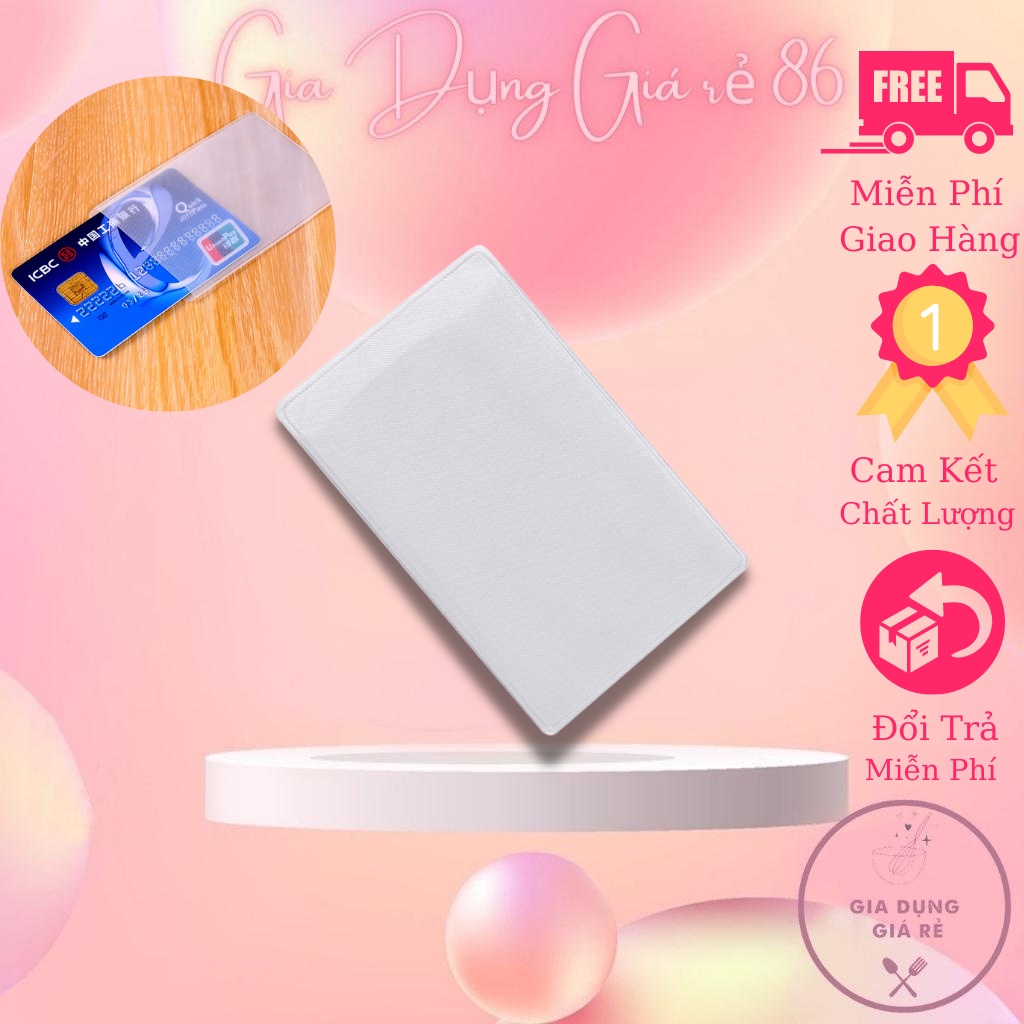 vỏ bọc thẻ căn cước nhựa thẻ công dân thẻ ngân hàng lái xe thẻ các loại chống thấm nước chông mờ chữ