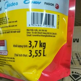 NƯỚC GIẶT OMO MATIC  3.7KG