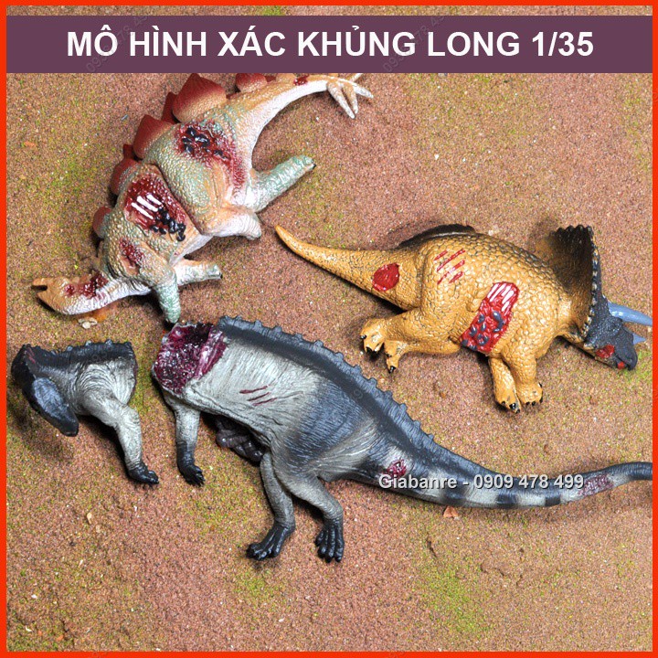 MÔ HÌNH XÁC KHỦNG LONG BỊ ĂN THỊT - 7718.2