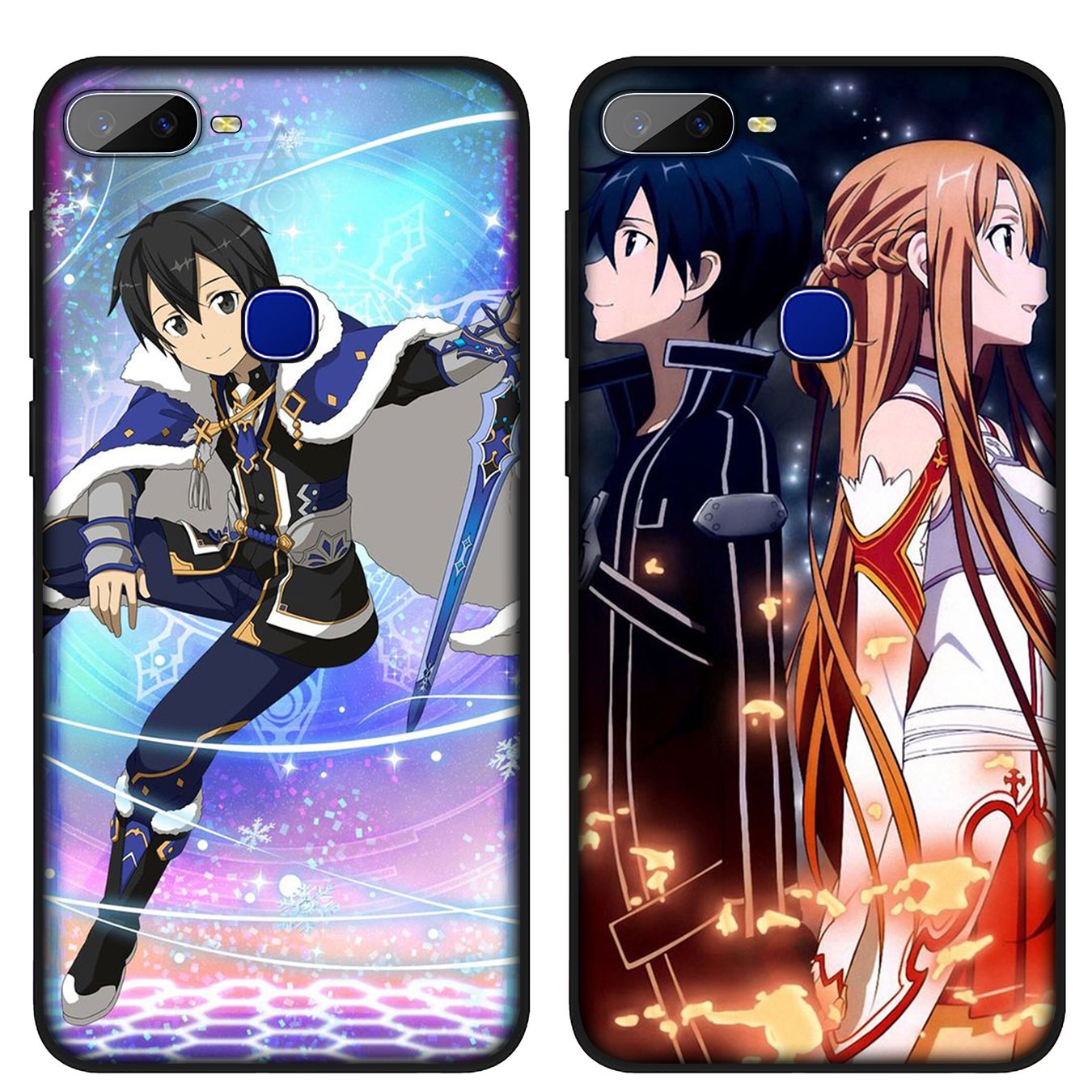 Ốp Lưng In Hình Sword Art Online Cho Oppo Reno 4 3 2 2f 2z Z F9 Pro A92 A72 A52 A7X A37 Neo 9