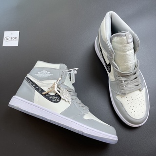 Giày sneaker jordan cao cổ dio full phụ kiện