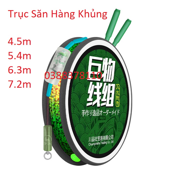 Trục Quấn Sẵn Săn Hàng Khủng Chưa Kèm Lưỡi Câu