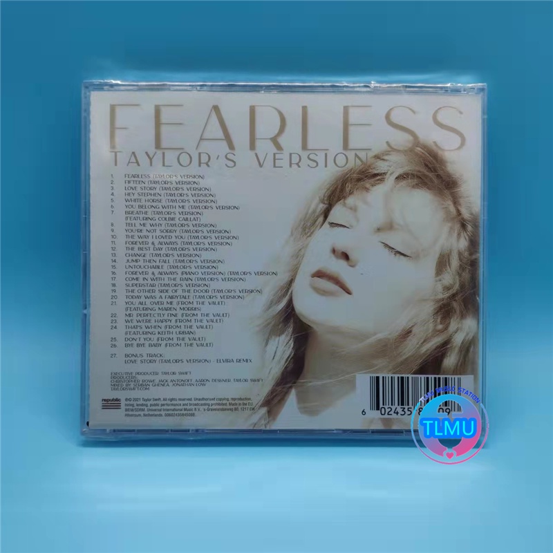 Taylor swift album Nhạc 2 Cd Phiên Bản Không Sợ Hãi