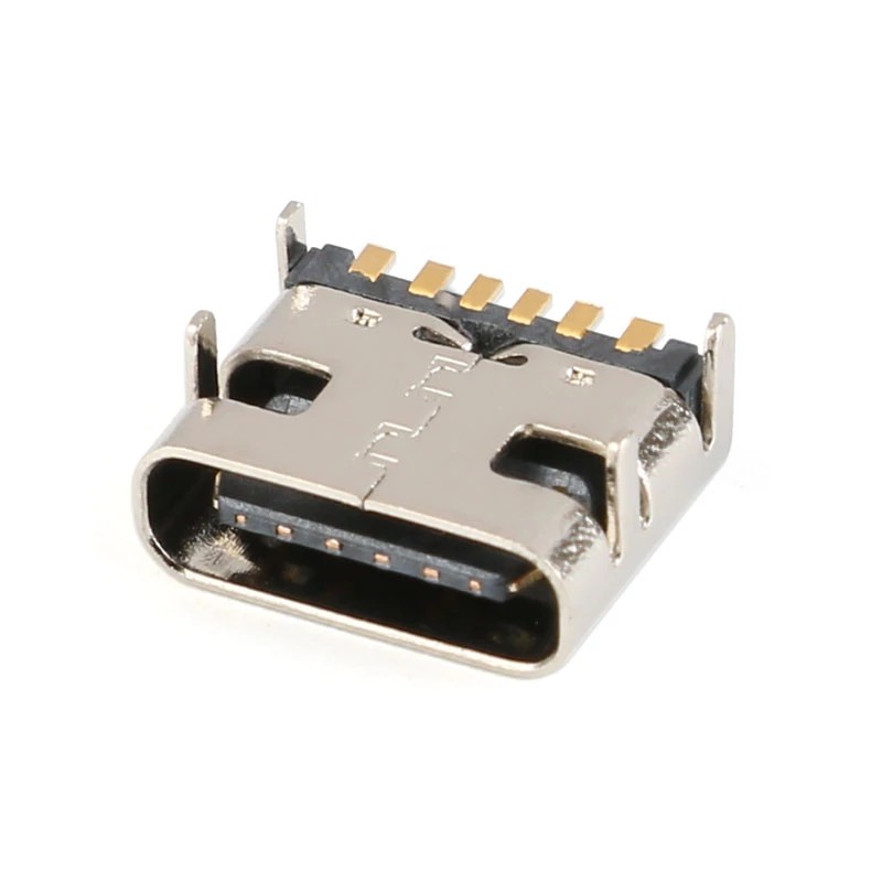 Set 10 đầu nối Smt 6 Pin Smt Micro Usb Type C 3.1 chuyên dụng