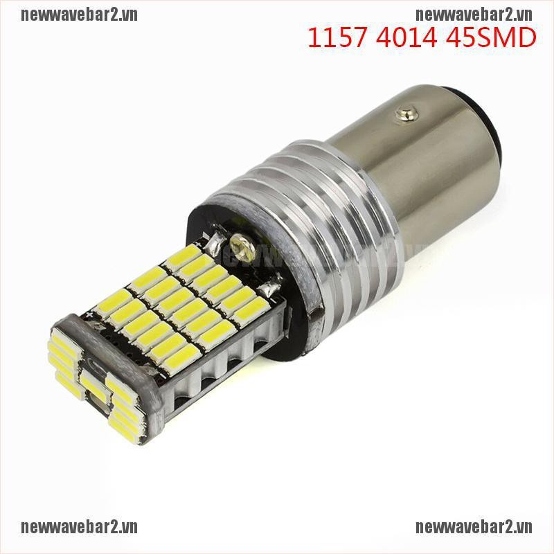 Bộ 2 Đèn Led Chất Lượng Cao 1157 P21W / 5w Bay15D 45 Led Smd 4014