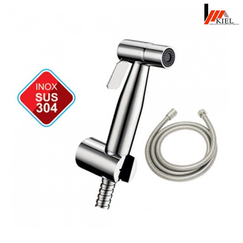 Bộ vòi xịt vệ sinh inox 304 thiết kế nhỏ gọn ,tiện lợi  ,khả năng chống gỉ sét oxi hóa cực tốt .