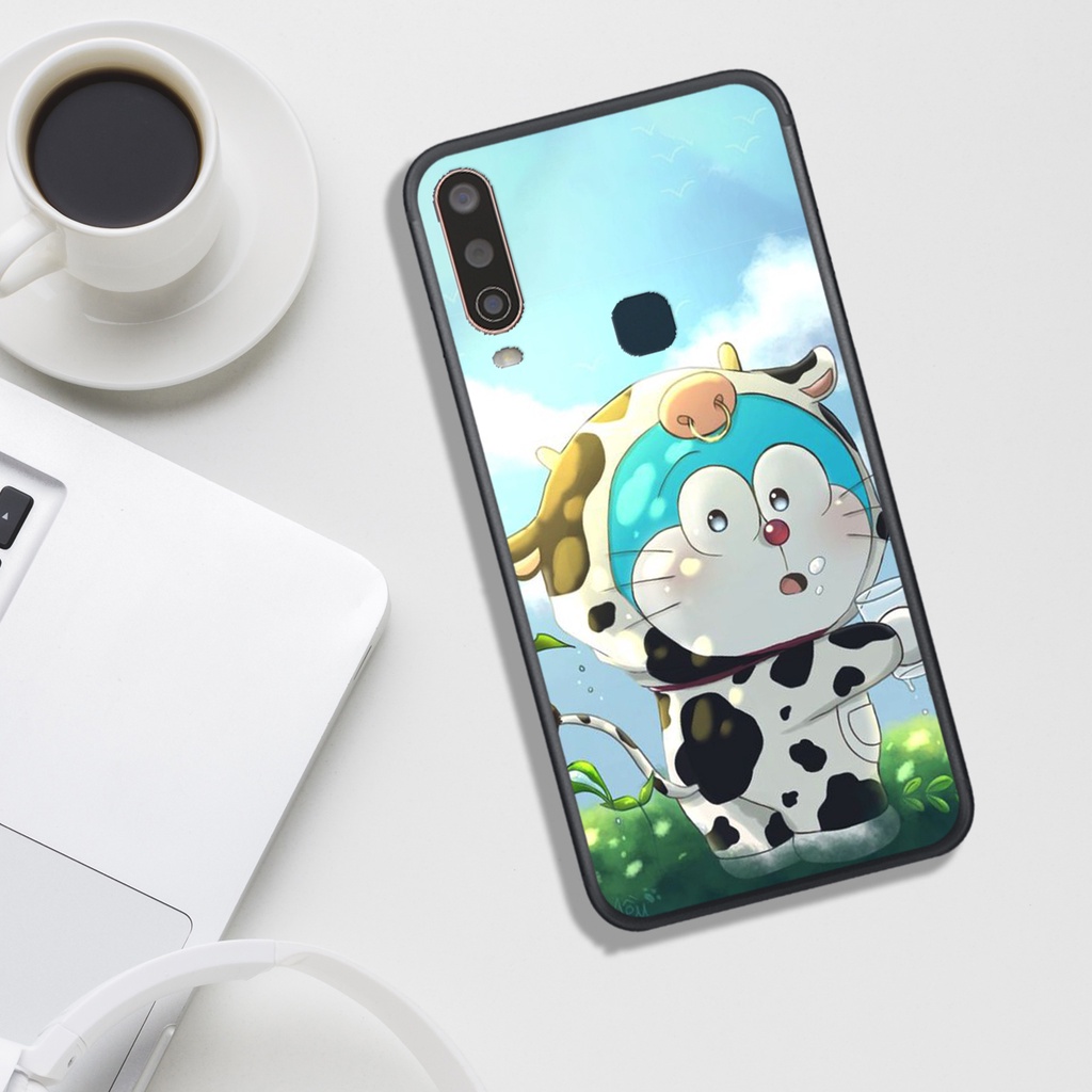 ỐP LƯNG VIVO Y12/Y15/Y17/Y19/Y11,  IN HÌNH CHÚ MÈO MÁY DOREMON.
